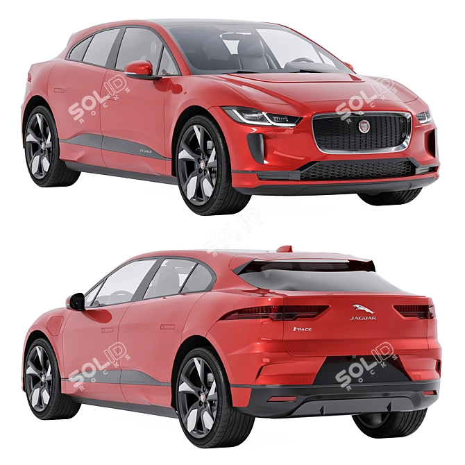 Jaguar I-PACE 3D Model Archive 3D model image 1