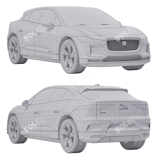 Jaguar I-PACE 3D Model Archive 3D model image 3