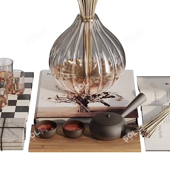 Decorative Sets & Plant Collection 3D model image 5