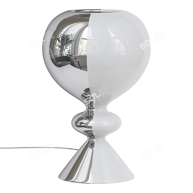 Sleek LED Desk Lighting Solution 3D model image 2