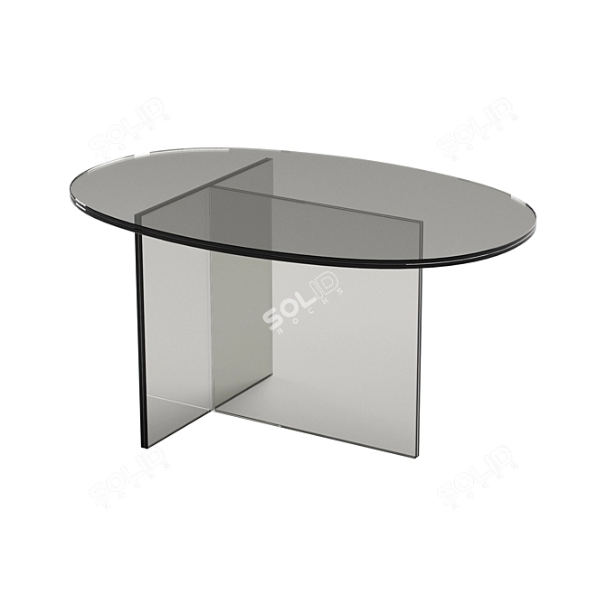 Glasitalia Liquefy Coffee Table 3D model image 3