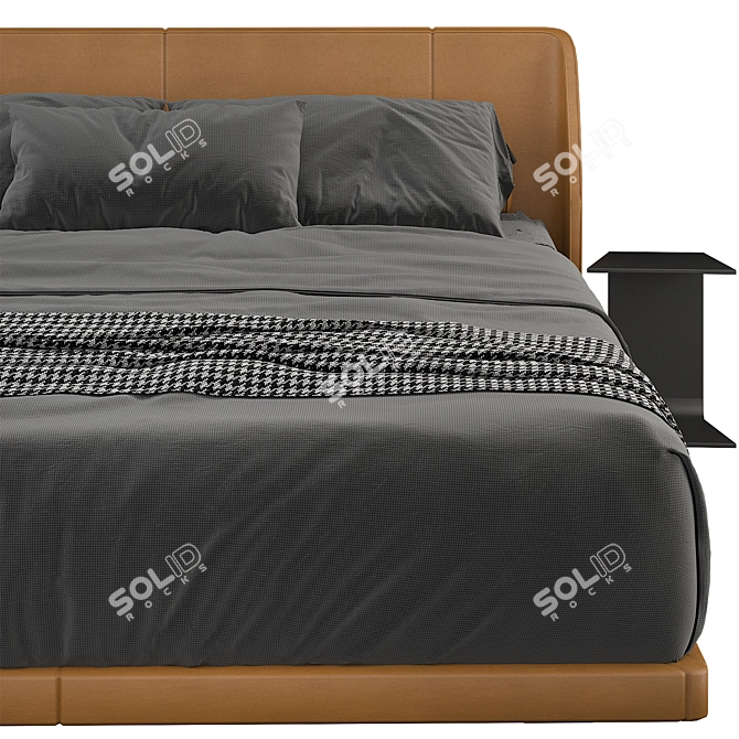 Modern Alys Bed 3D Model 3D model image 3
