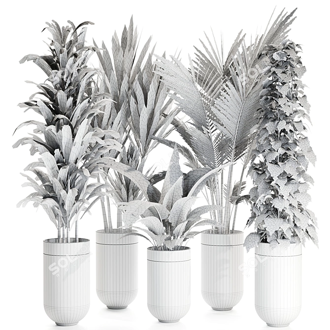 Premium Indoor Plants Set 68 3D model image 6