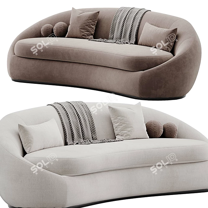  Monroe Sofa By Thayer Coggin | Диван 3D model image 3