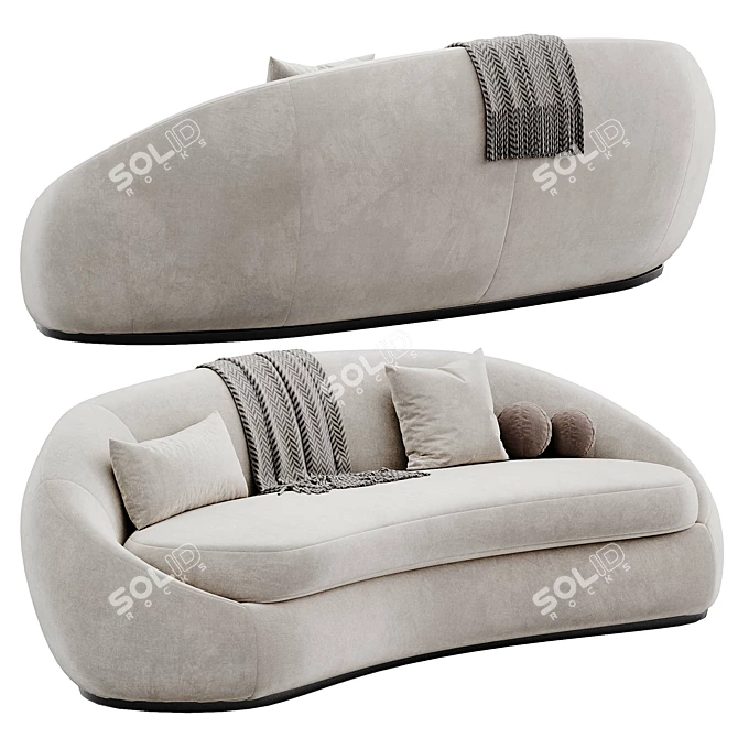  Monroe Sofa By Thayer Coggin | Диван 3D model image 4