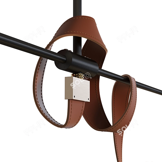 Scandinavian Pendant Light Abbacus Piut 3D model image 3