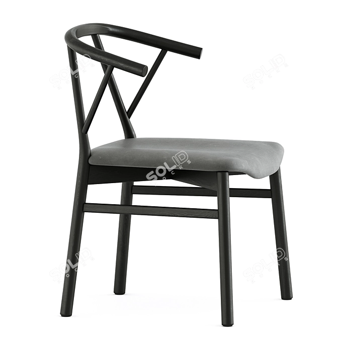 Miniforms Valerie Chair: Elegant Seating 3D model image 4