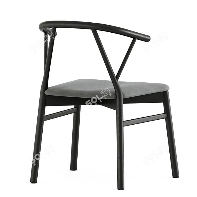 Miniforms Valerie Chair: Elegant Seating 3D model image 6