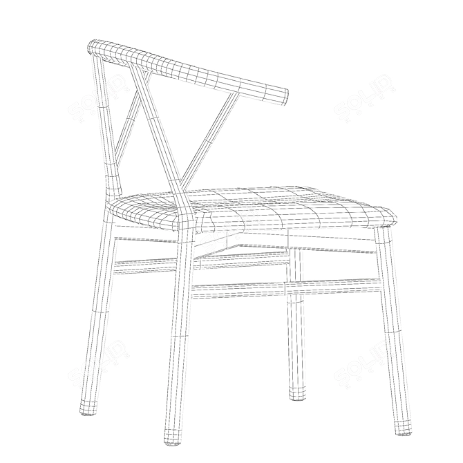 Miniforms Valerie Chair: Elegant Seating 3D model image 7