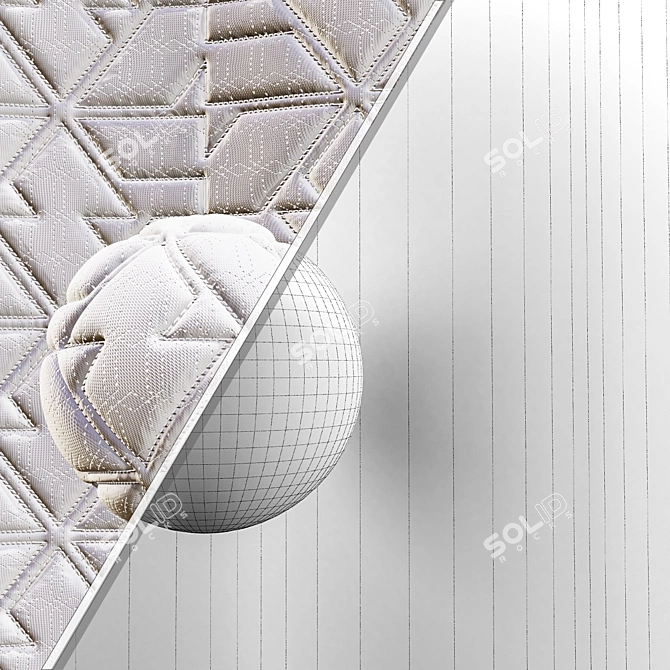 Customizable Fabric Mattress Material Pack 3D model image 5