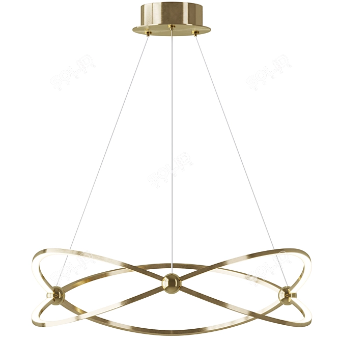 Elegant Design Lamp Infinity 3D model image 1