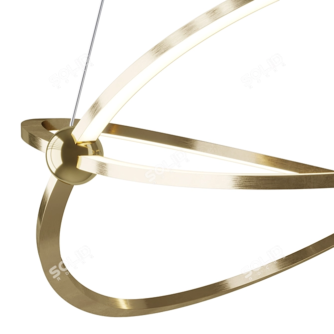 Elegant Design Lamp Infinity 3D model image 2