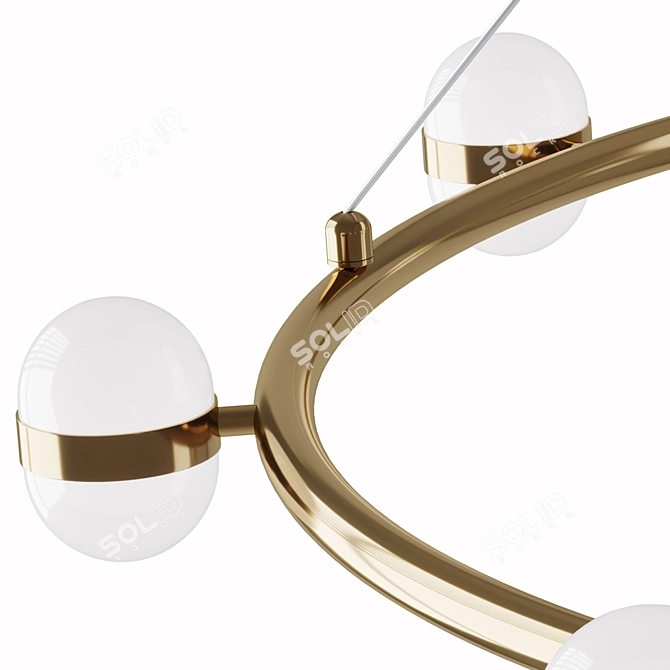 Contemporary Design Lamp Fixture 3D model image 3