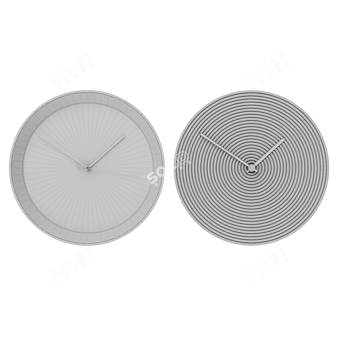 Modern Atipico Timepiece Design 3D model image 5