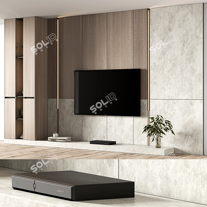 20215 Modern TV 3D Model 3D model image 3