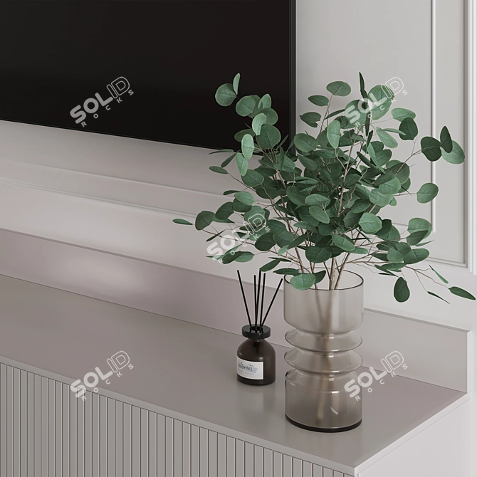 Modern Bedroom Furniture Set 05 3D model image 3