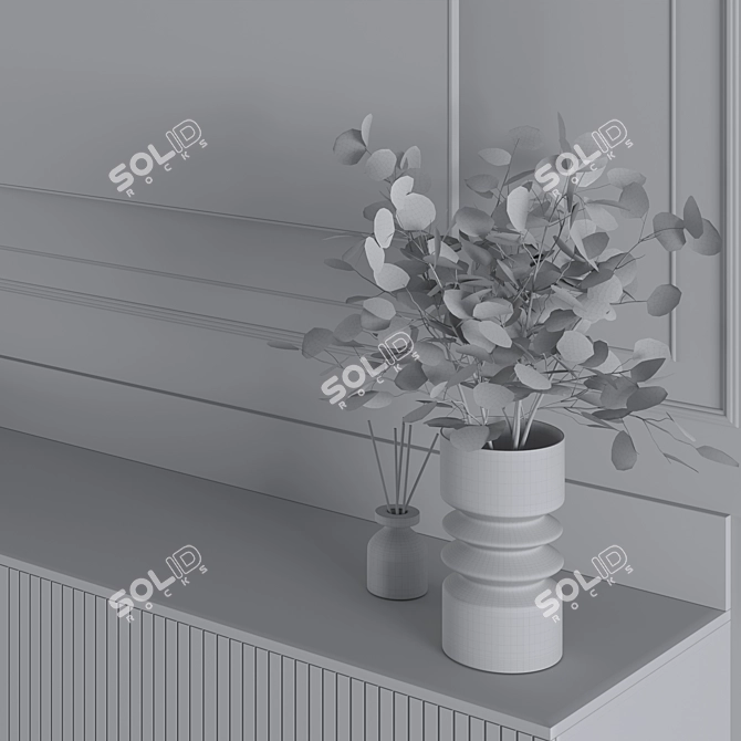 Modern Bedroom Furniture Set 05 3D model image 6