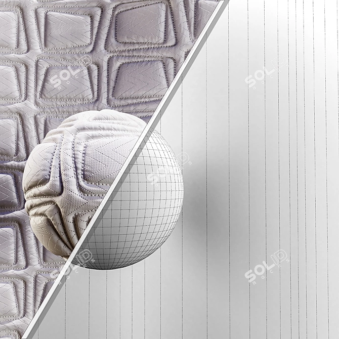 Fabric Mattress Texture Set Vol.12 3D model image 6