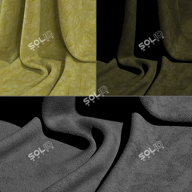 3D Fabric Collection Pool Textures 3D model image 3