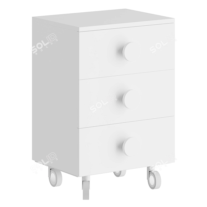 Nidi Kids Bedside Table 3D model image 3