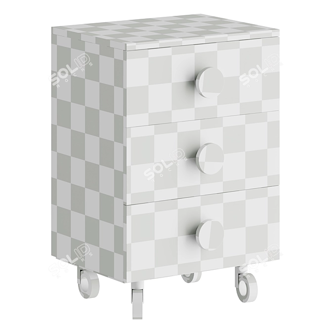 Nidi Kids Bedside Table 3D model image 5