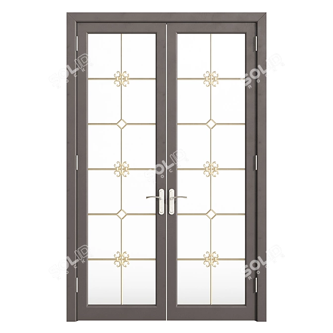 Bifold Interior Doors 3D model image 3