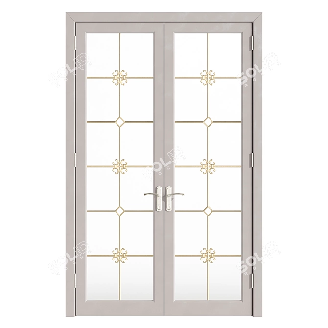 Bifold Interior Doors 3D model image 4