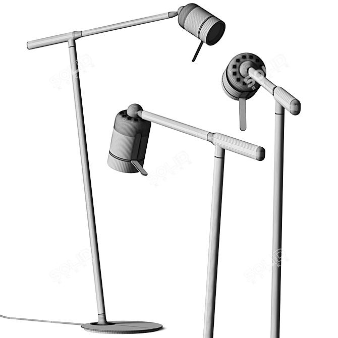 Tonone One+ Desk Lamp, Anton De Groof Design 3D model image 4