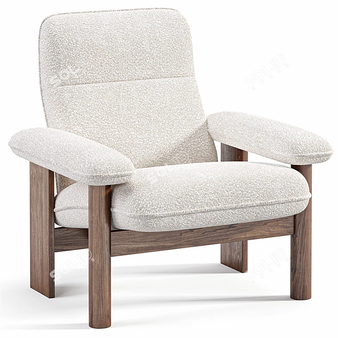 Modern Lounge Chair by Archdaily 3D model image 2