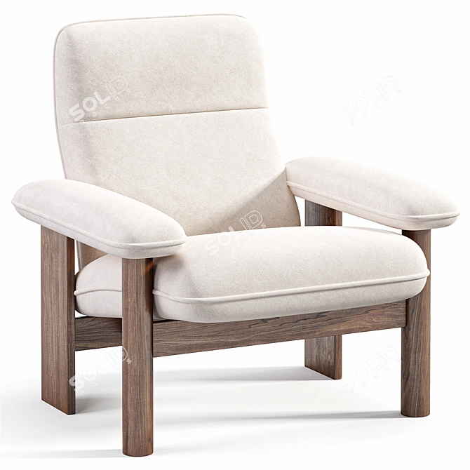 Modern Lounge Chair by Archdaily 3D model image 4