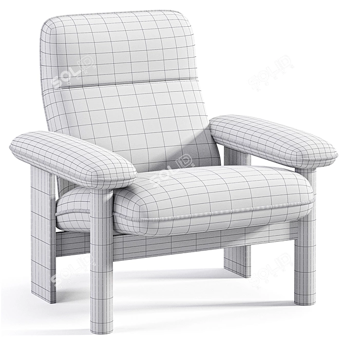 Modern Lounge Chair by Archdaily 3D model image 6