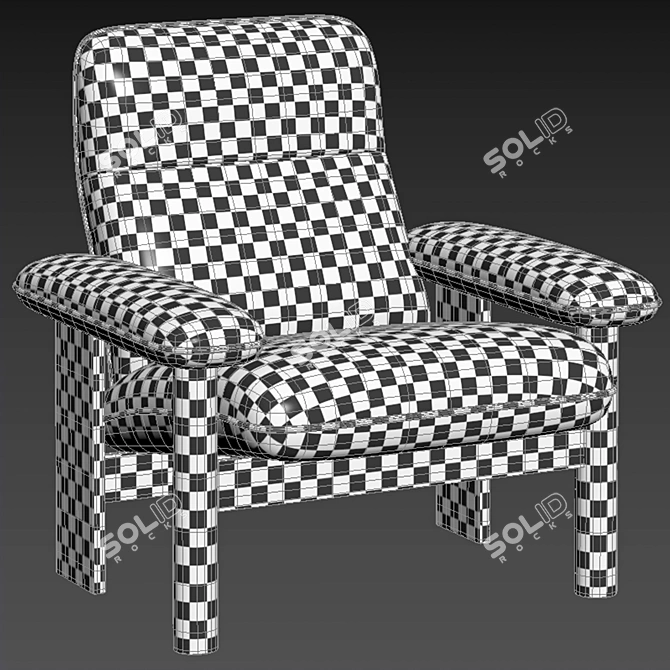 Modern Lounge Chair by Archdaily 3D model image 7