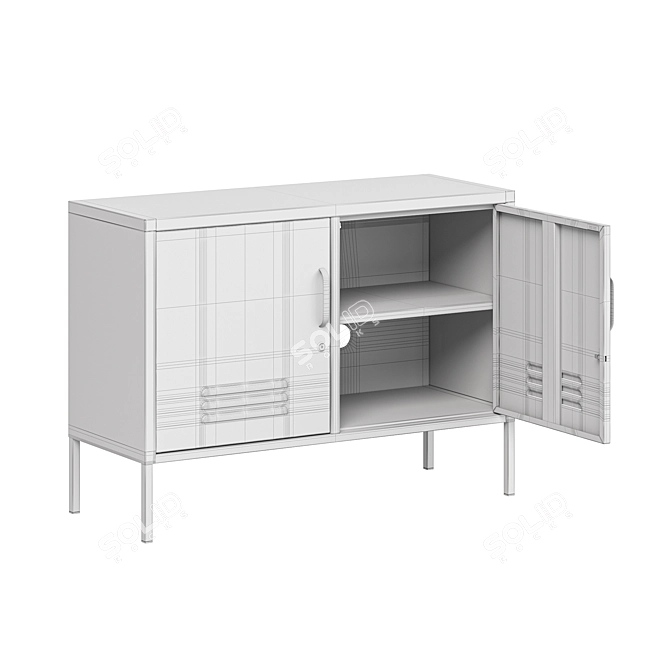 Metal Lockers for Home & Public 3D model image 6