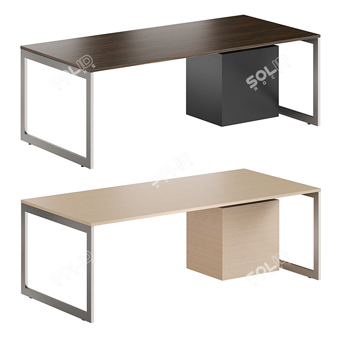 Vektor Executive Desk by FORMA5 3D model image 3