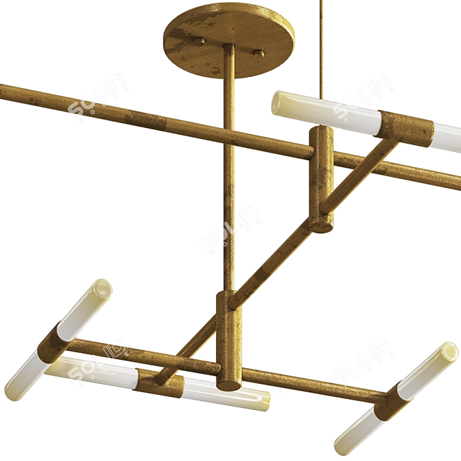 Contemporary ALTON Ceiling Fixture 3D model image 6