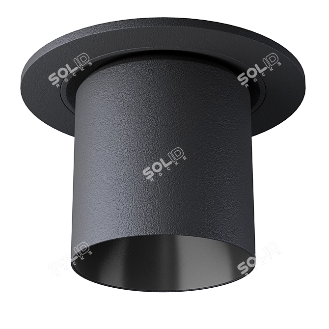 Sleek Recessed Lighting Solution 3D model image 3