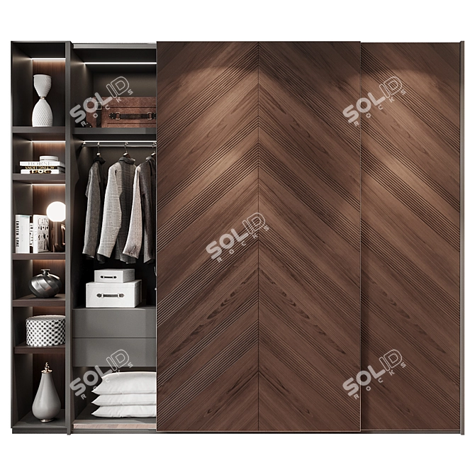 Modern Decor Cabinet GHS-2444 3D model image 1