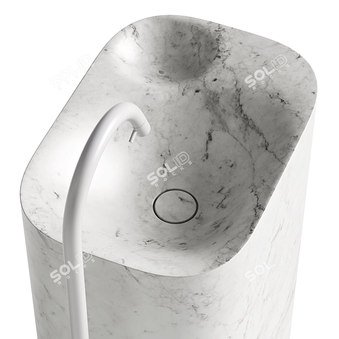  AGAPE Nivis Washbasin 3D model image 3