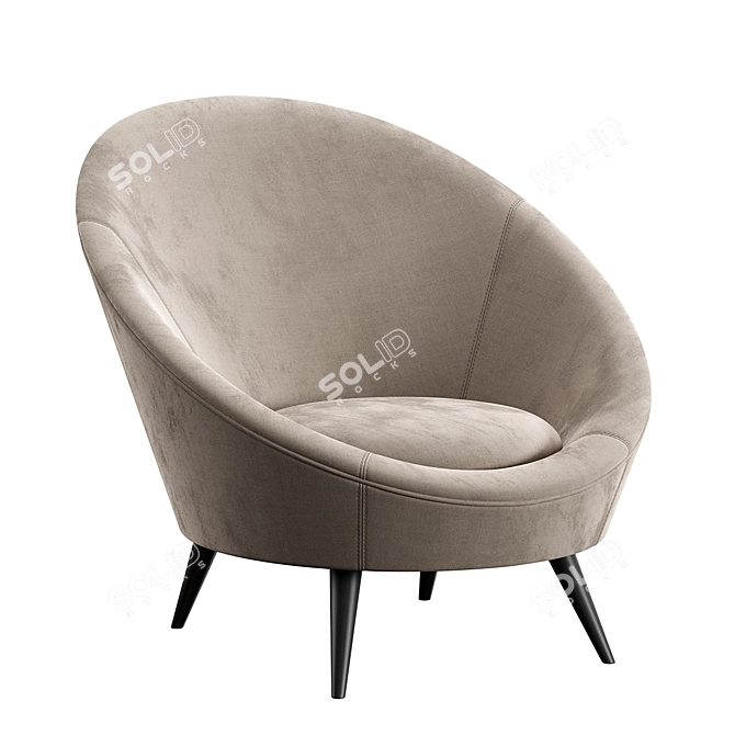 Vera Konyshev Chair with TurboSmooth 3D model image 1