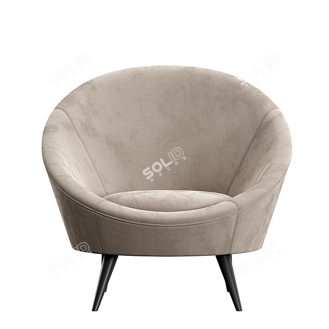 Vera Konyshev Chair with TurboSmooth 3D model image 2