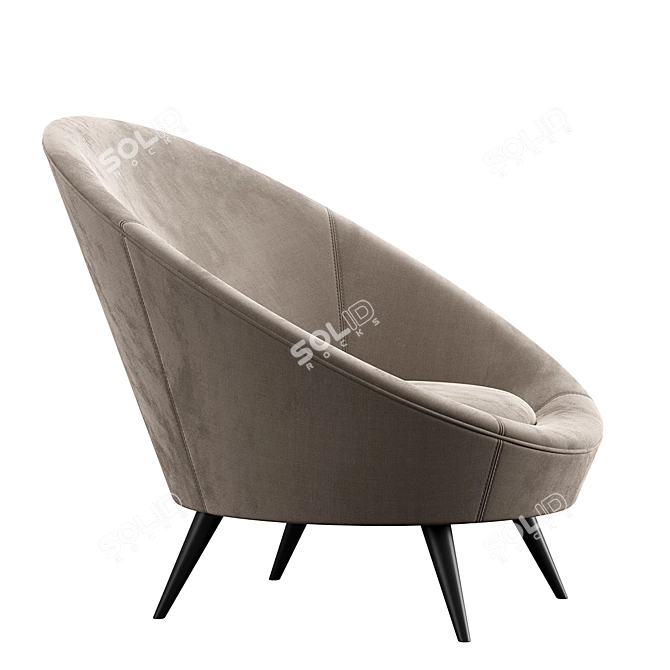 Vera Konyshev Chair with TurboSmooth 3D model image 3