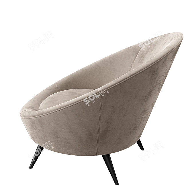 Vera Konyshev Chair with TurboSmooth 3D model image 4