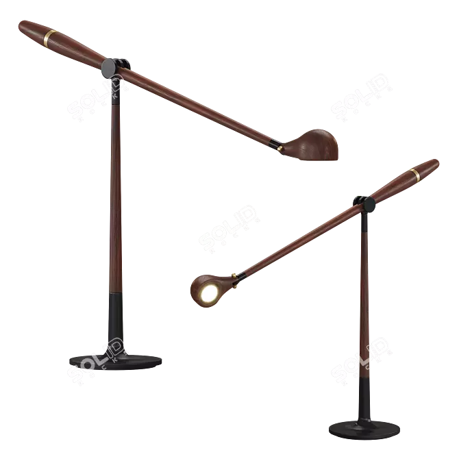 Modern Elegance: BORK EGO Lamp 3D model image 1