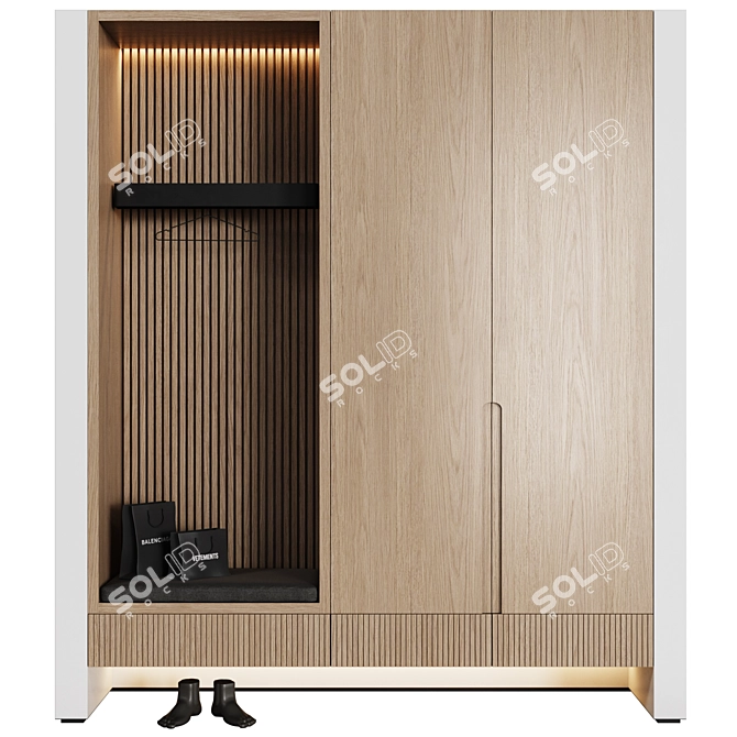 Minimalist Entryway Set 13 3D model image 5