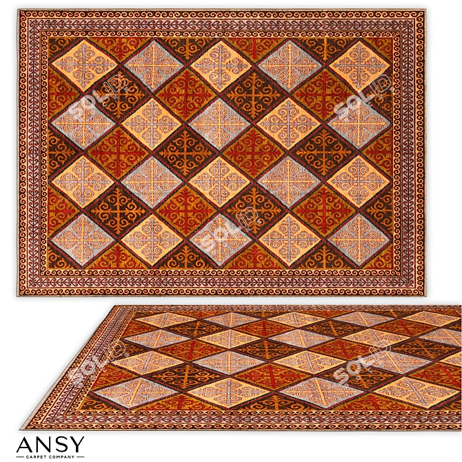 Ziegler Oriental Classic Collection Rug 3D model image 1