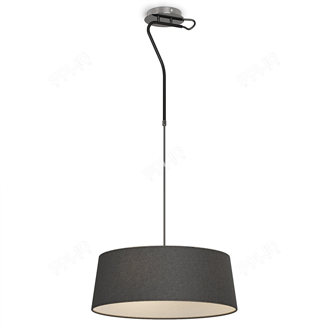 Contemporary Hotel Metal Pendant Light 3D model image 5