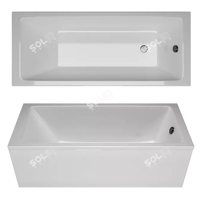 Toni Arti Noche Acrylic Bathtub 3D model image 1