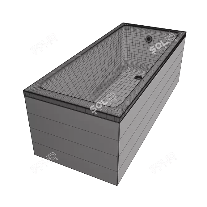 Toni Arti Noche Acrylic Bathtub 3D model image 3