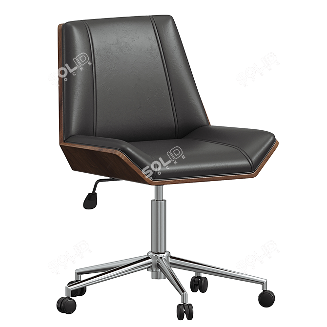 Sleek Lanora Task Chair 3D model image 1