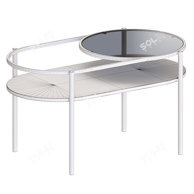 Sleek DEHELI Coffee Table 3D model image 5